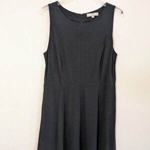 Loft Plus Black, Knee Length Dress